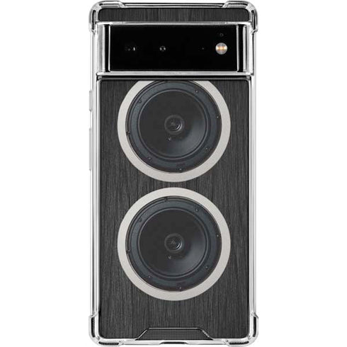 Boom Box Speakers Google Pixel 6 Clear Case